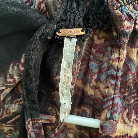 Free People Floral Tunic Dress Small - Picture 3 of 5